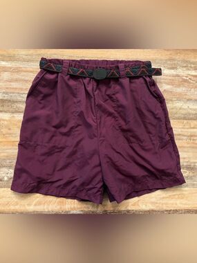 Performance‎ Cycling Wear Bike Shorts Large Purple Padded Chamois Shell Y2K